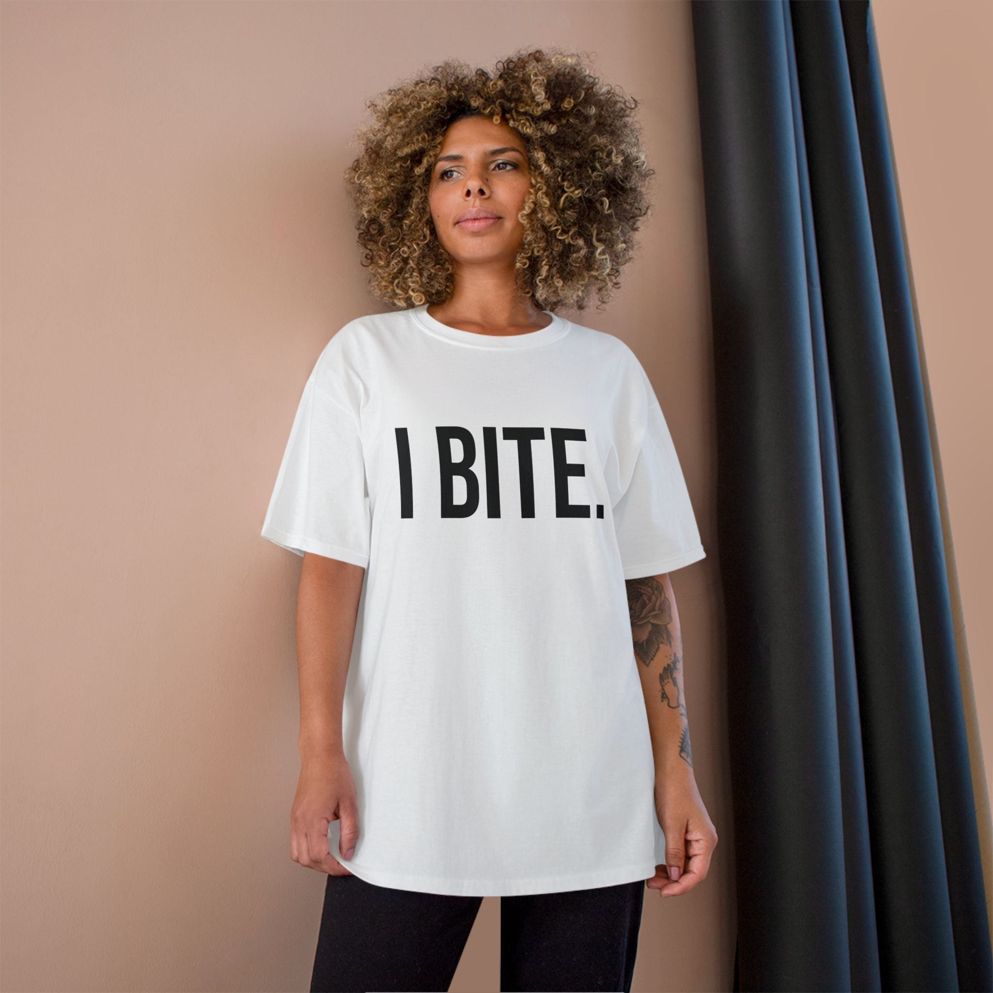 I BITE. T-Shirt — Adult Unisex