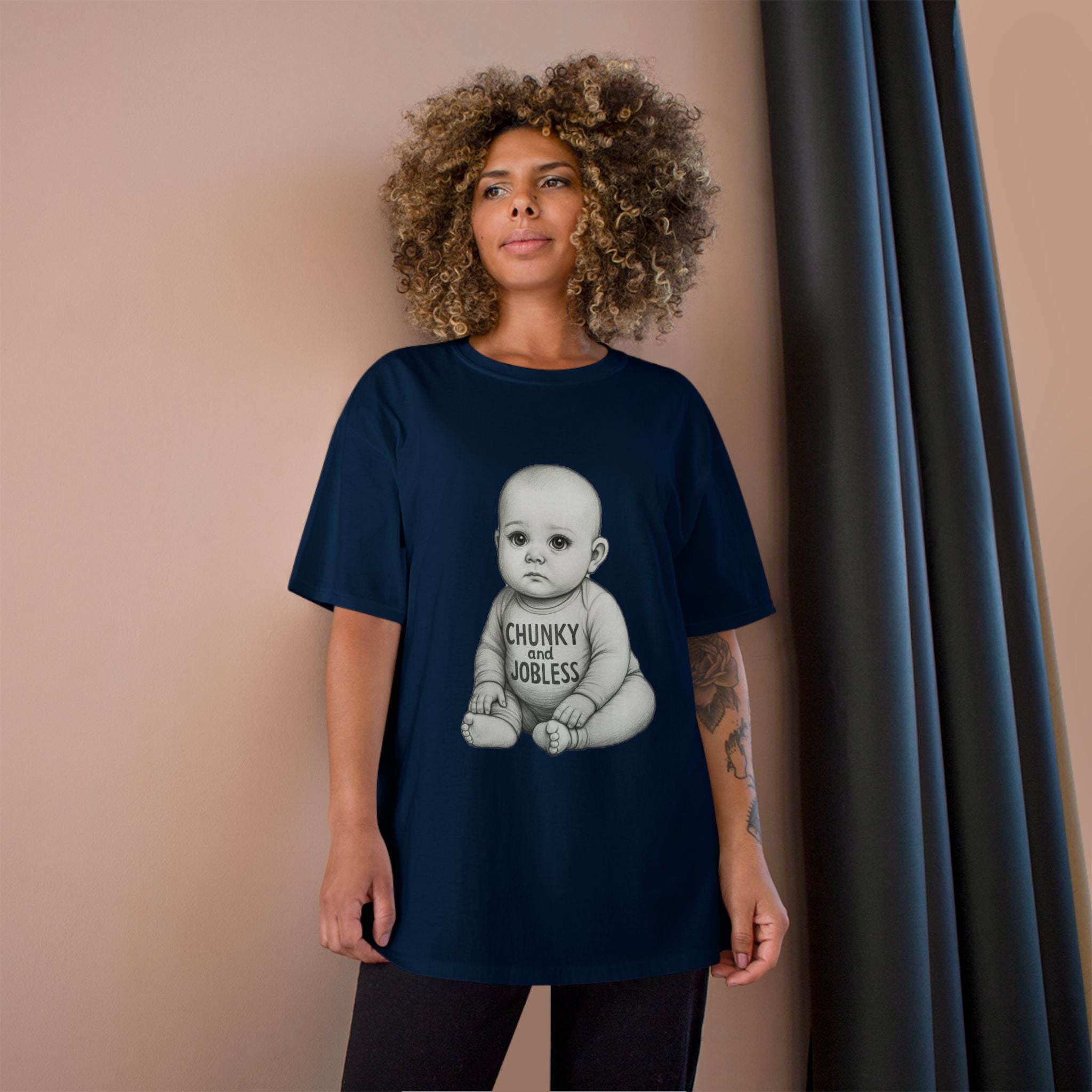 Adult Chunky and Jobless Baby - Unisex Tee