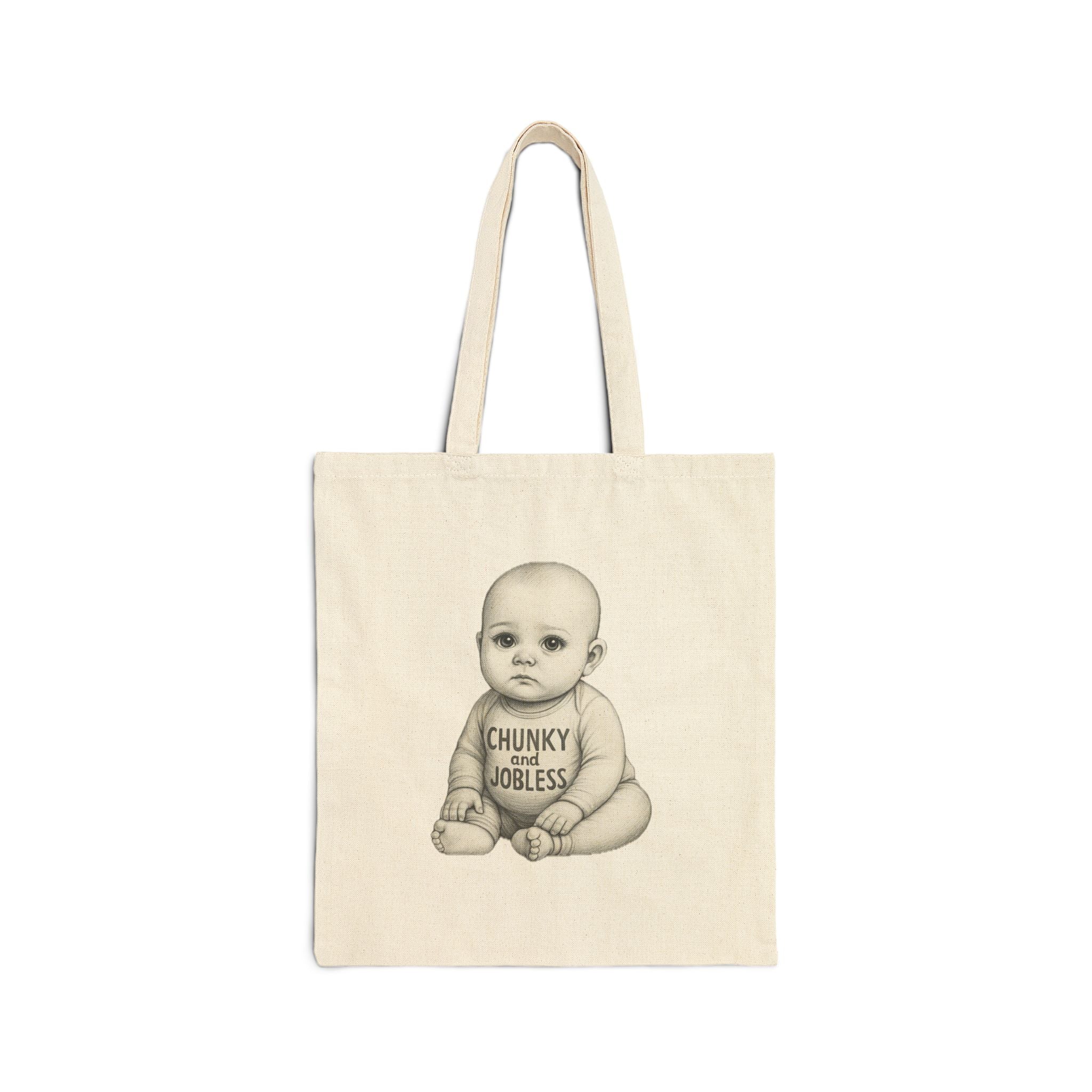 Cotton Canvas Tote Bag - Diaper Bag