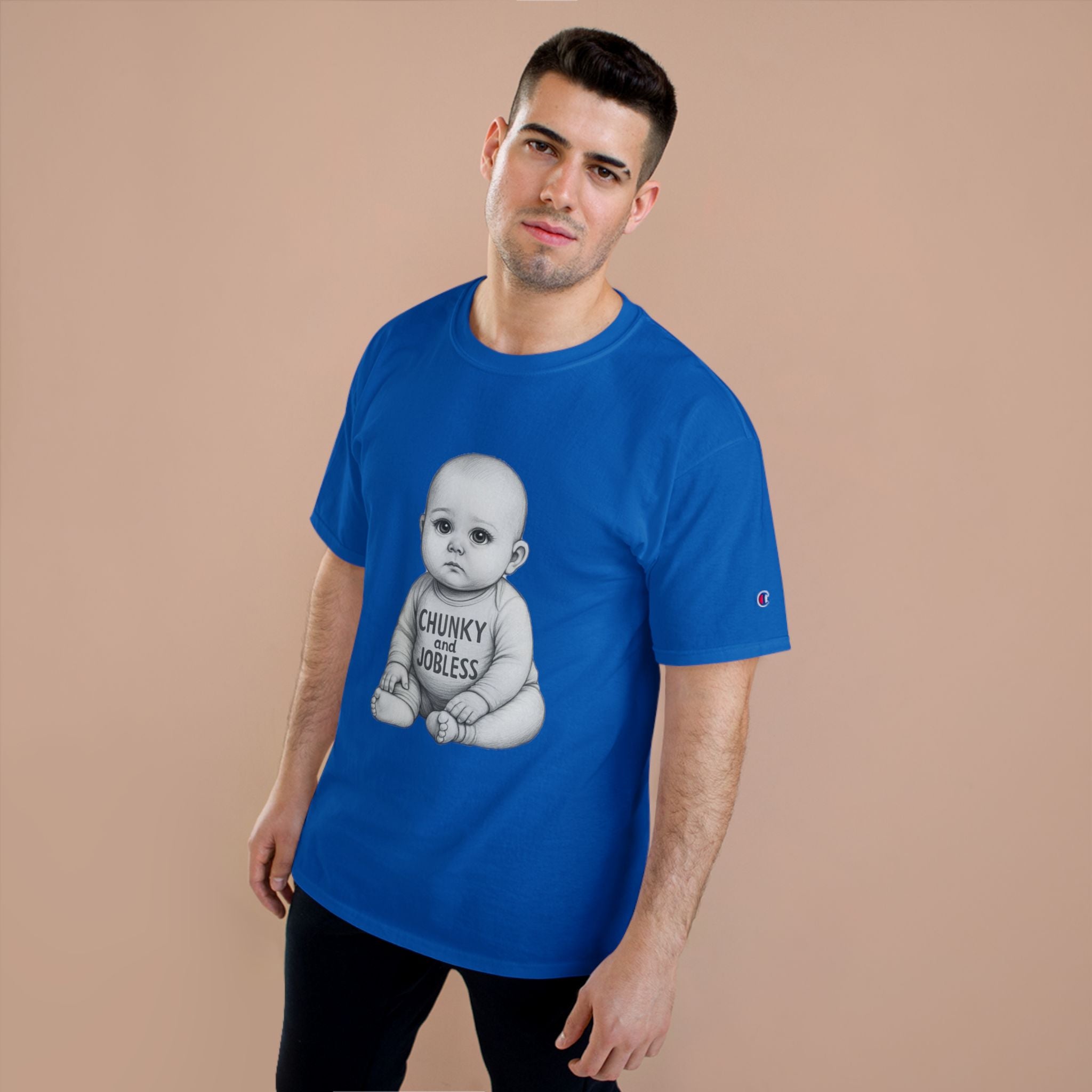 Adult Chunky and Jobless Baby - Unisex Tee