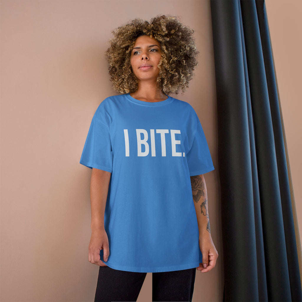 I Bite T-Shirt — Adult