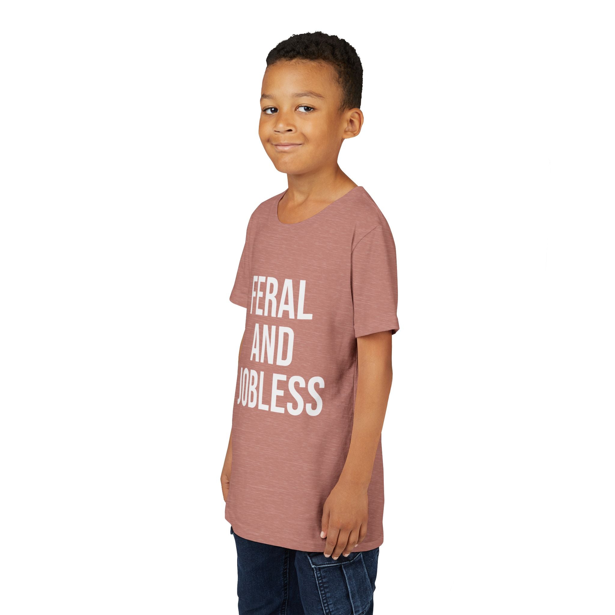 Youth Tee — “Feral and Jobless”