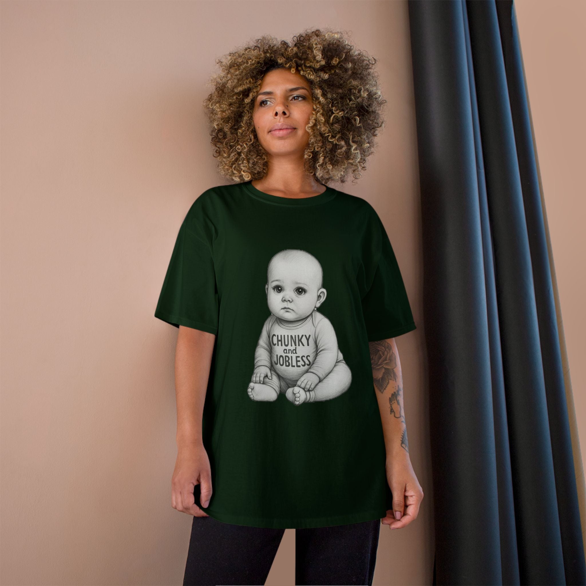 Adult Chunky and Jobless Baby - Unisex Tee
