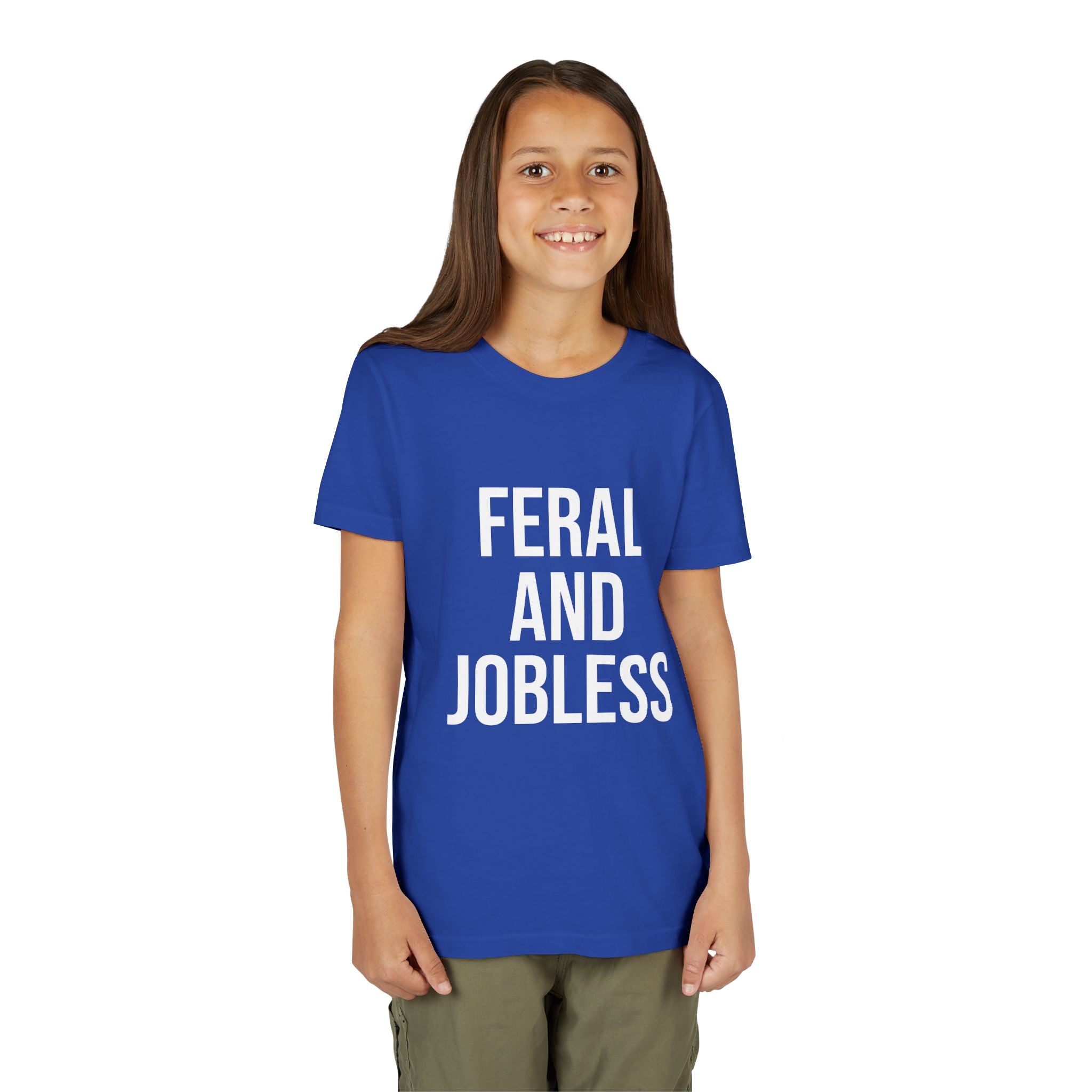 Youth Tee — “Feral and Jobless”