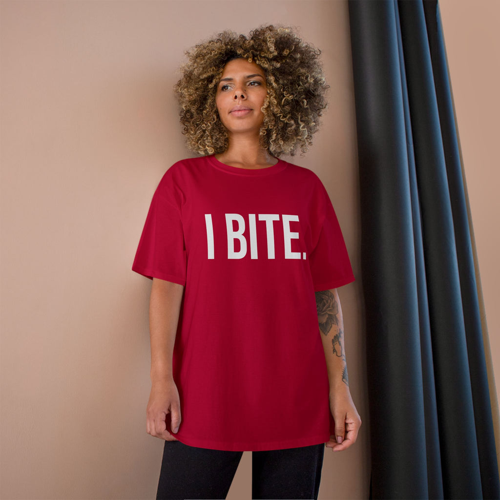 I Bite T-Shirt — Adult