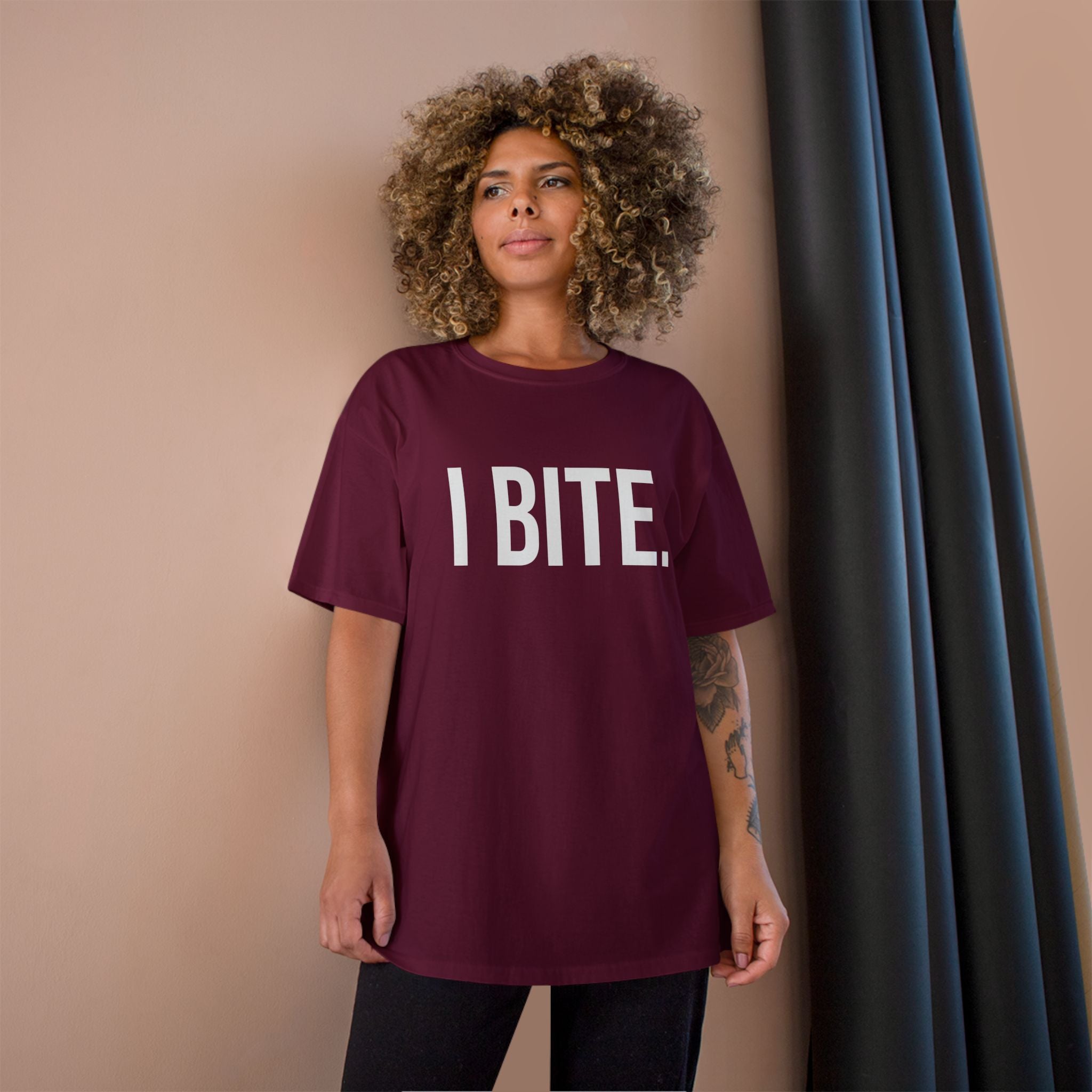 I Bite T-Shirt — Adult