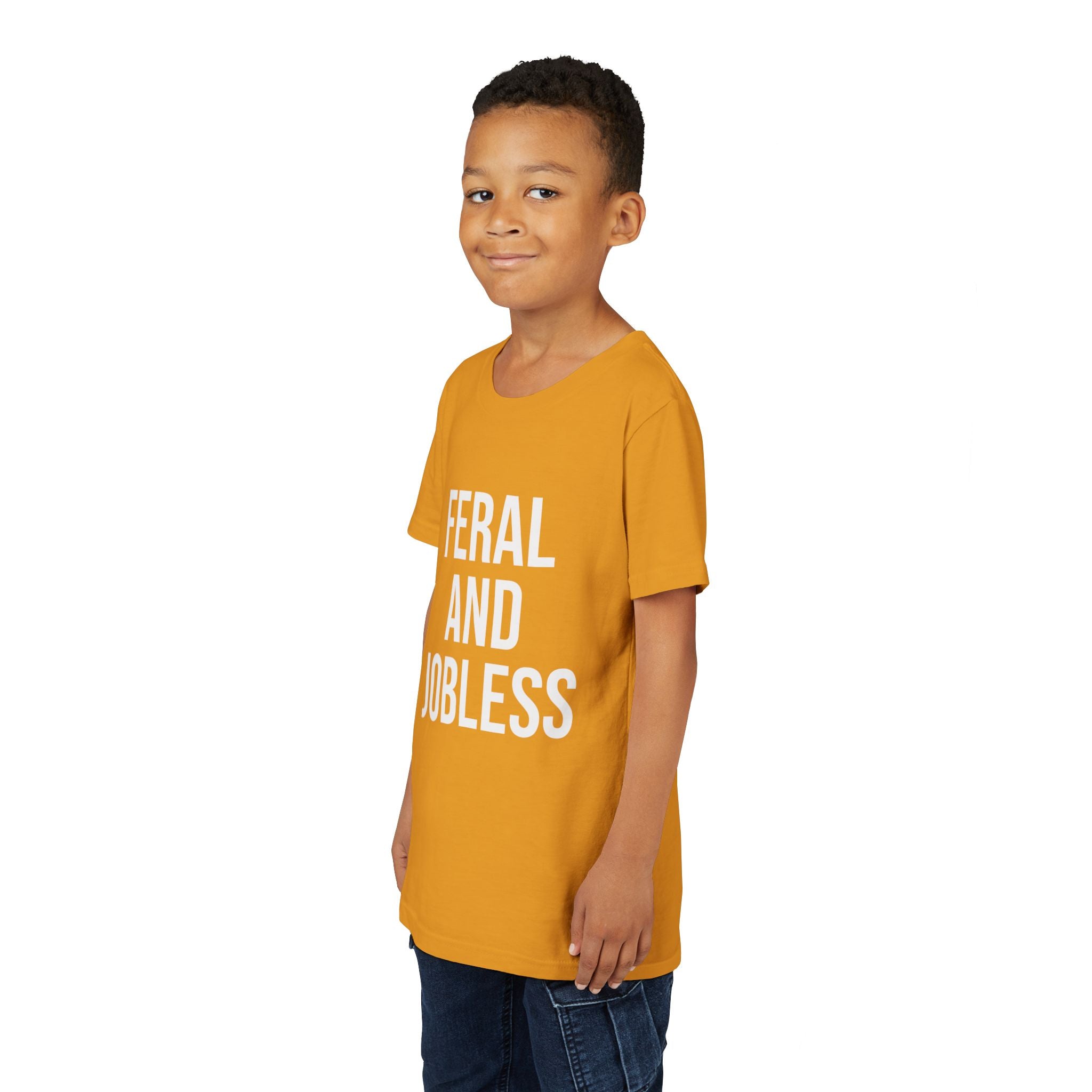 Youth Tee — “Feral and Jobless”