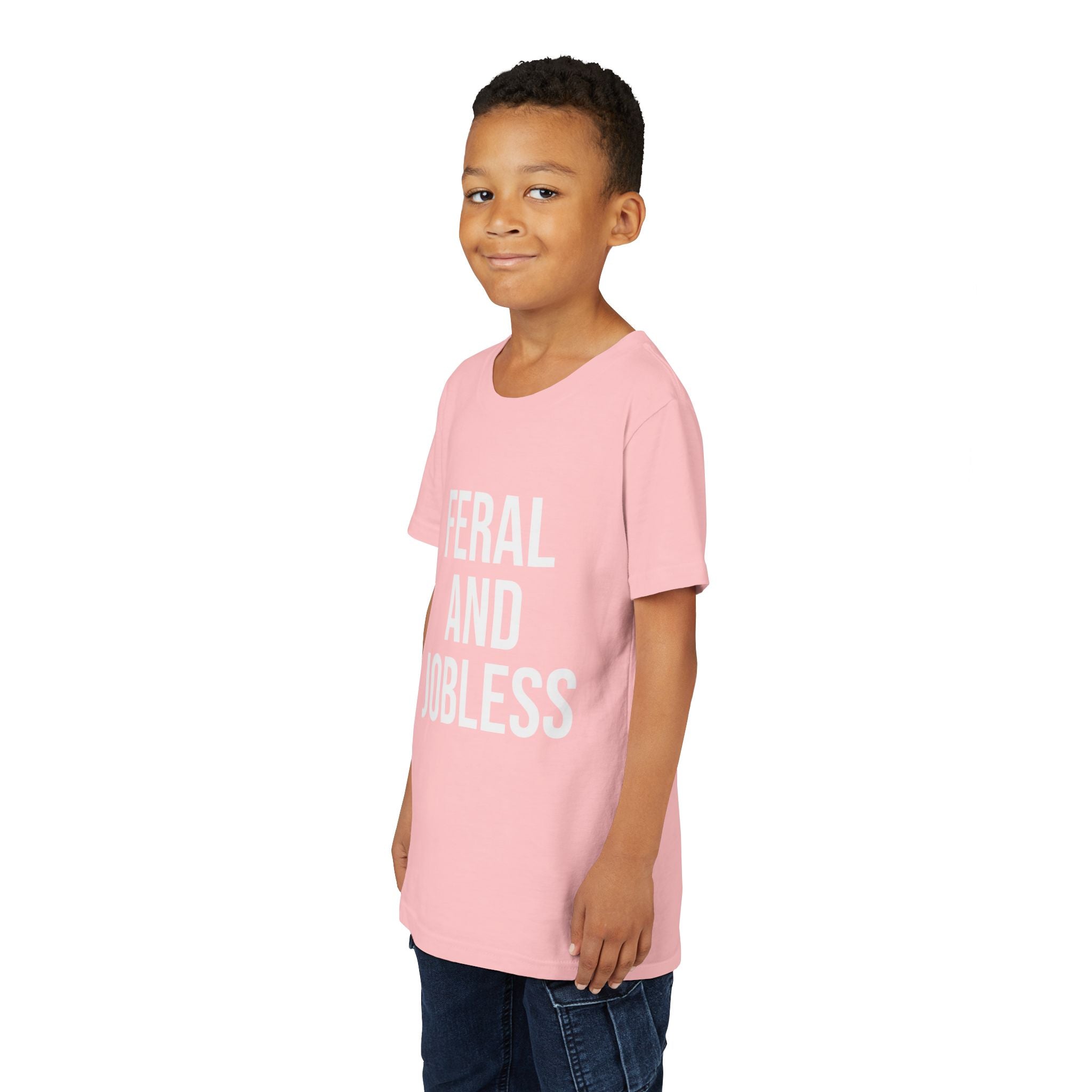 Youth Tee — “Feral and Jobless”