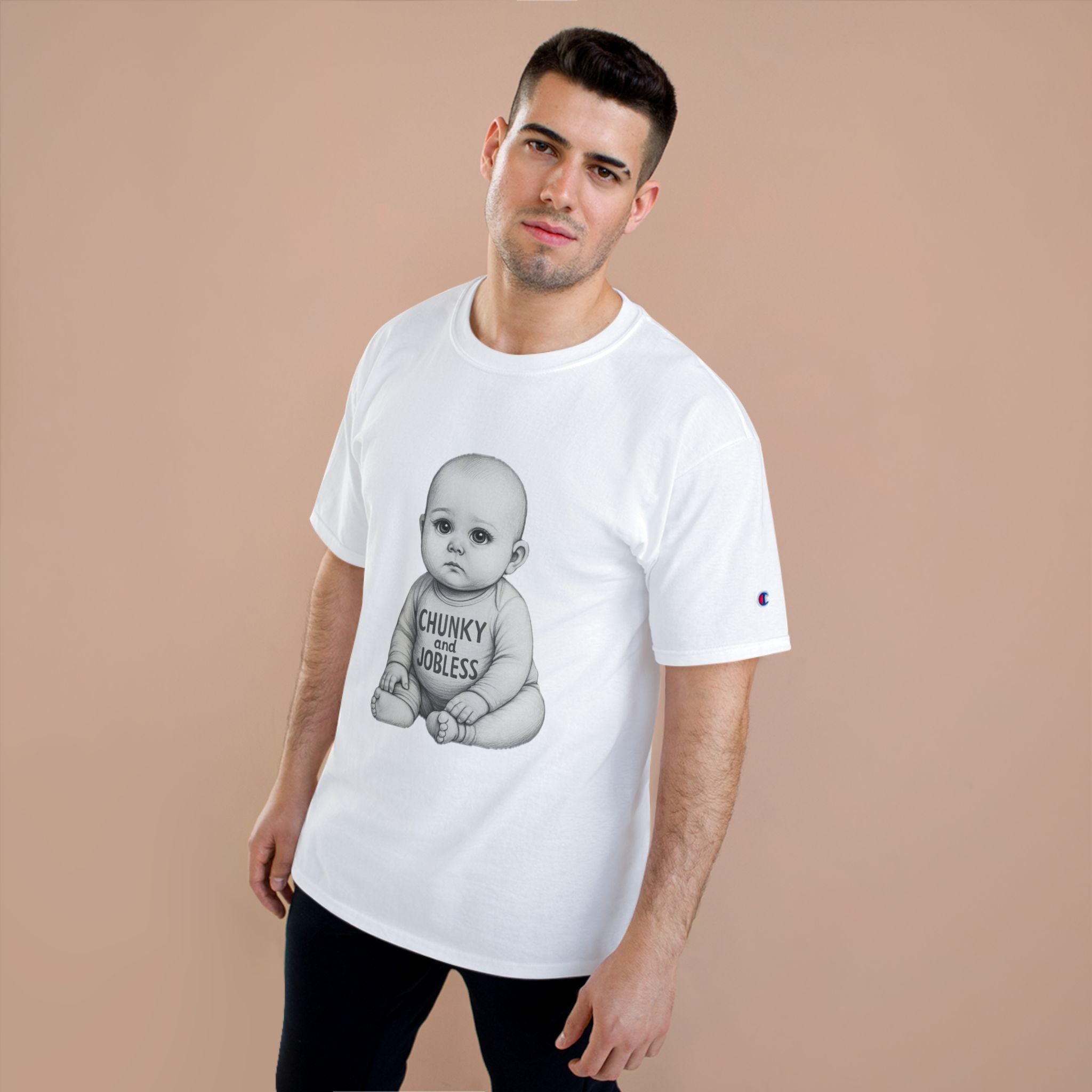 Adult Chunky and Jobless Baby - Unisex Tee