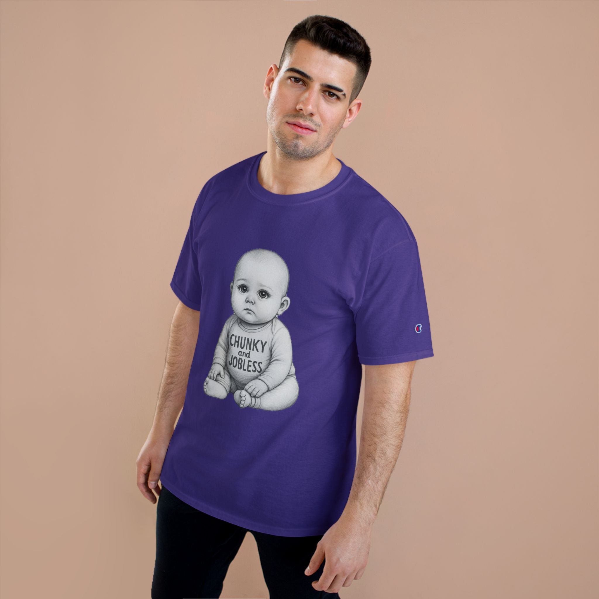 Adult Chunky and Jobless Baby - Unisex Tee
