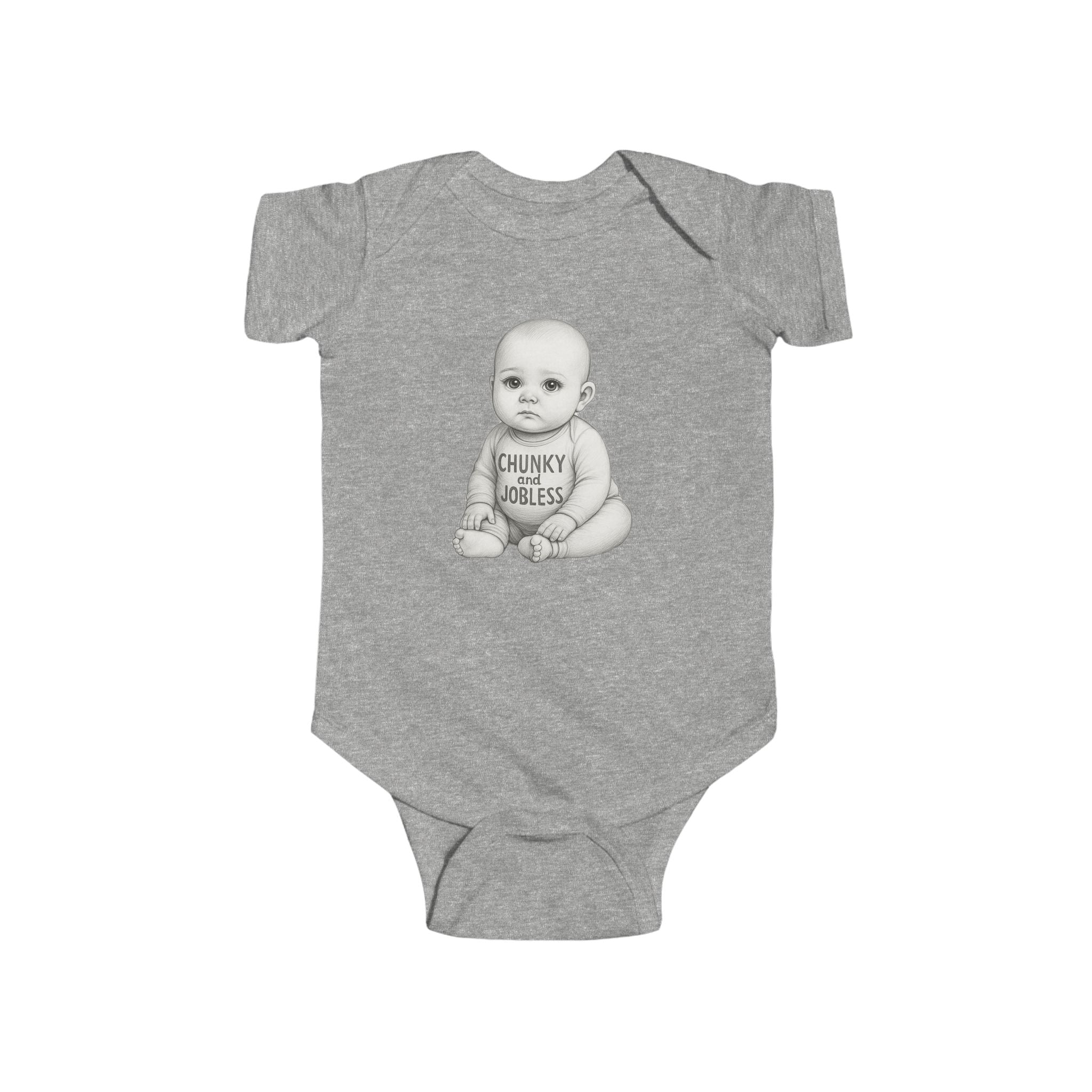Chunky and Jobless —Cute Baby Onesie
