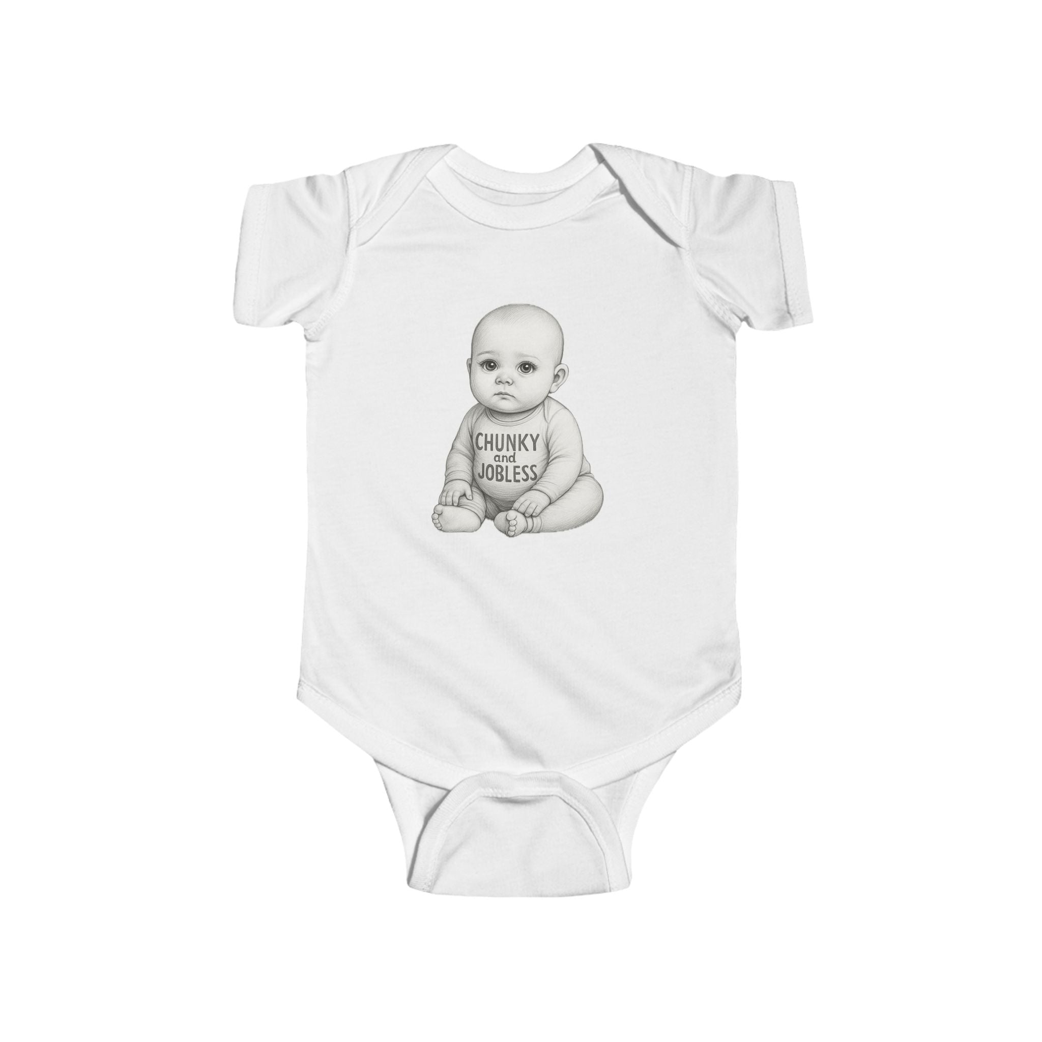 Chunky and Jobless —Cute Baby Onesie