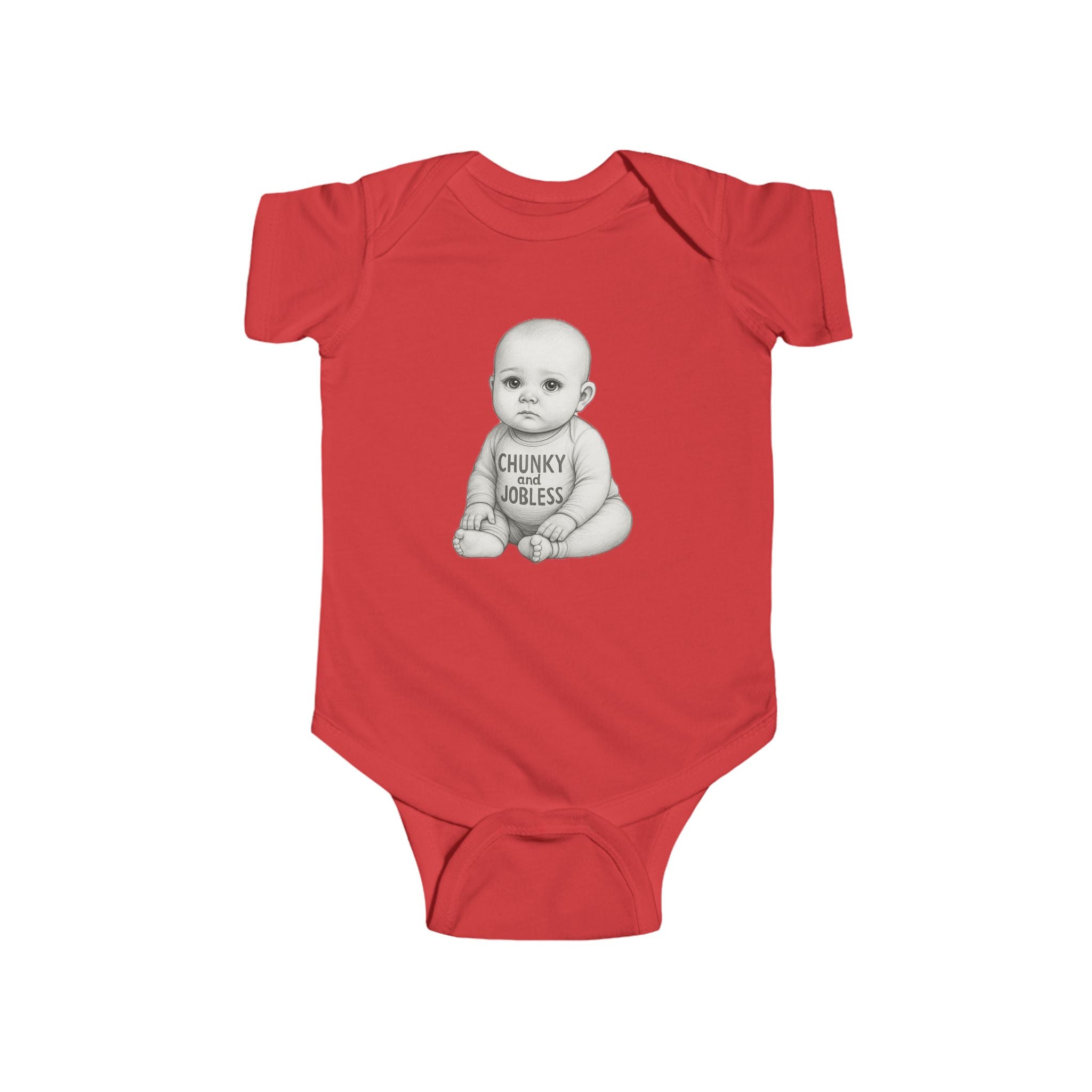 Chunky and Jobless —Cute Baby Onesie