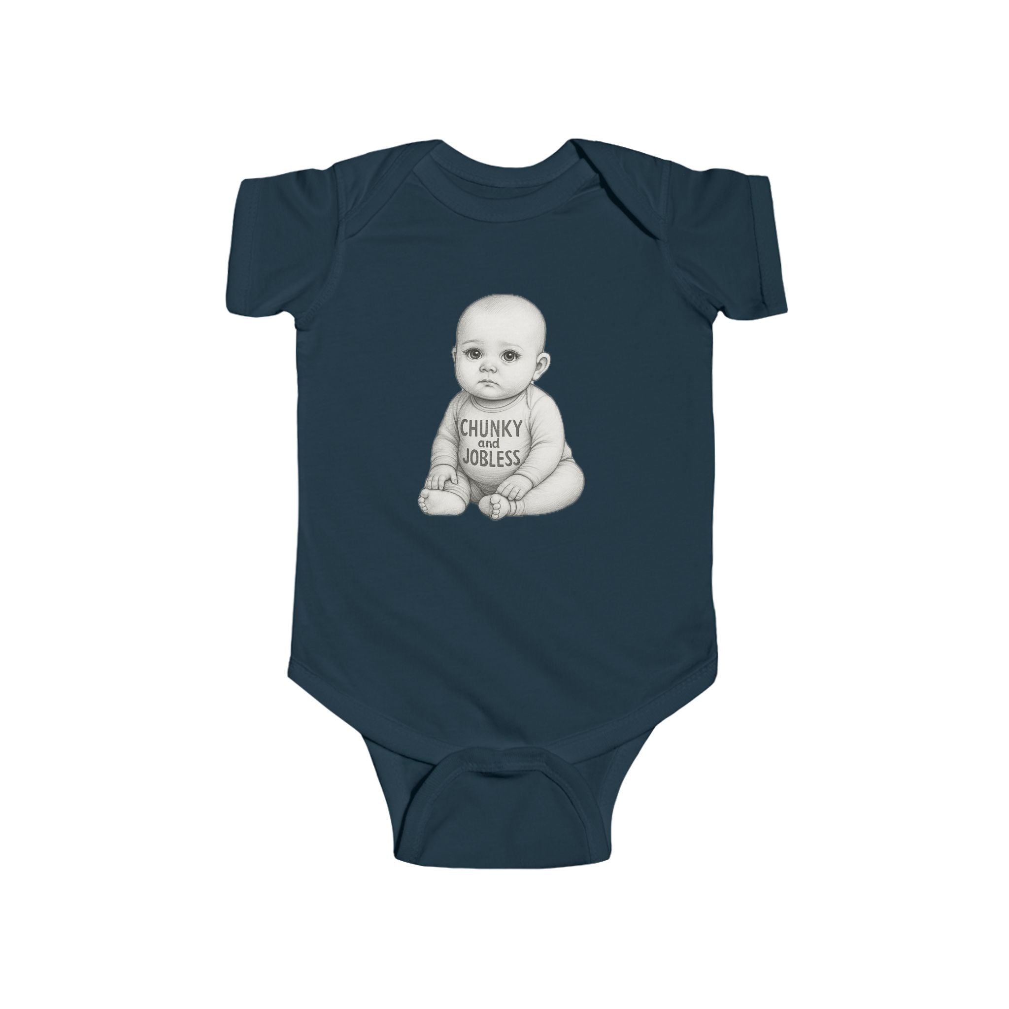 Chunky and Jobless —Cute Baby Onesie