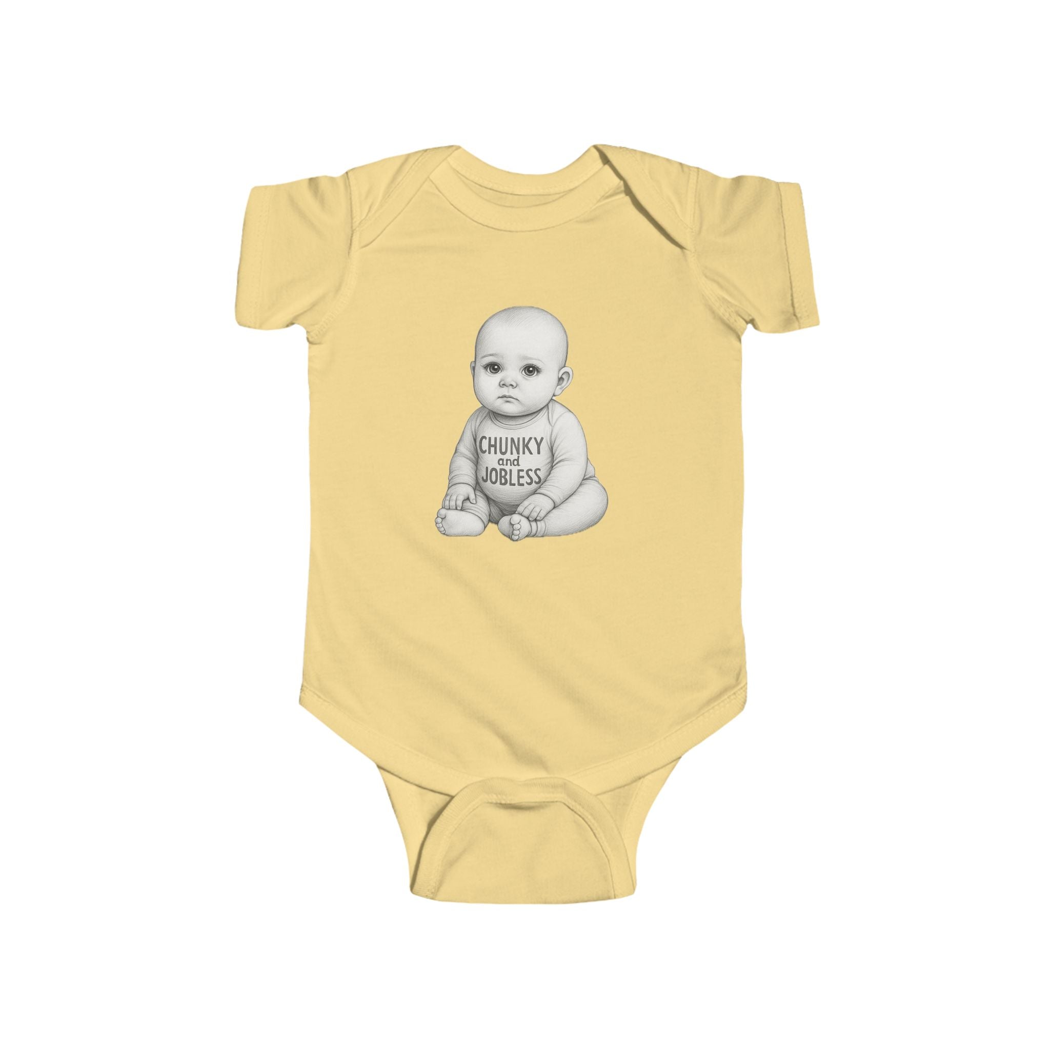 Chunky and Jobless —Cute Baby Onesie