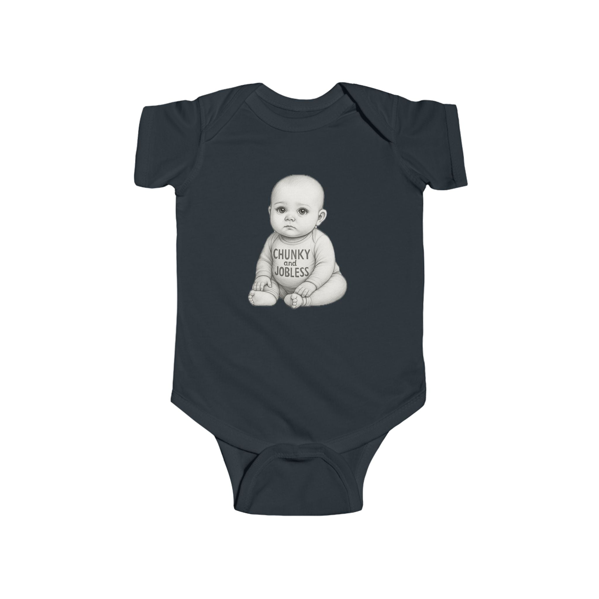 Chunky and Jobless —Cute Baby Onesie