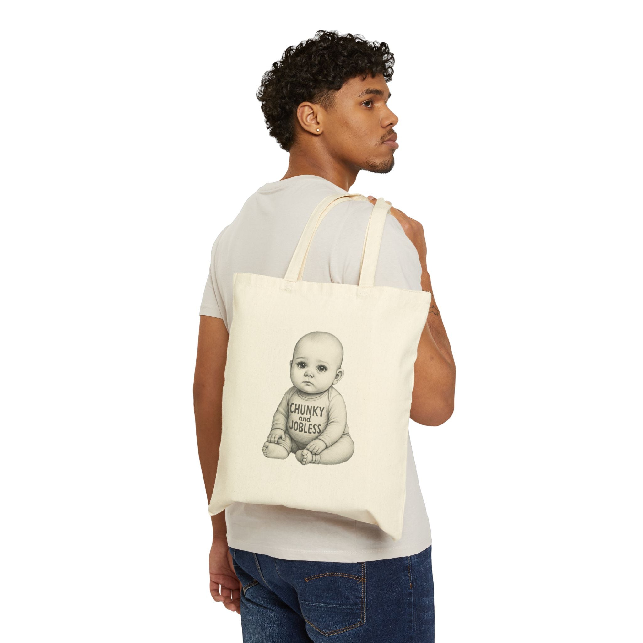 Cotton Canvas Tote Bag - Diaper Bag