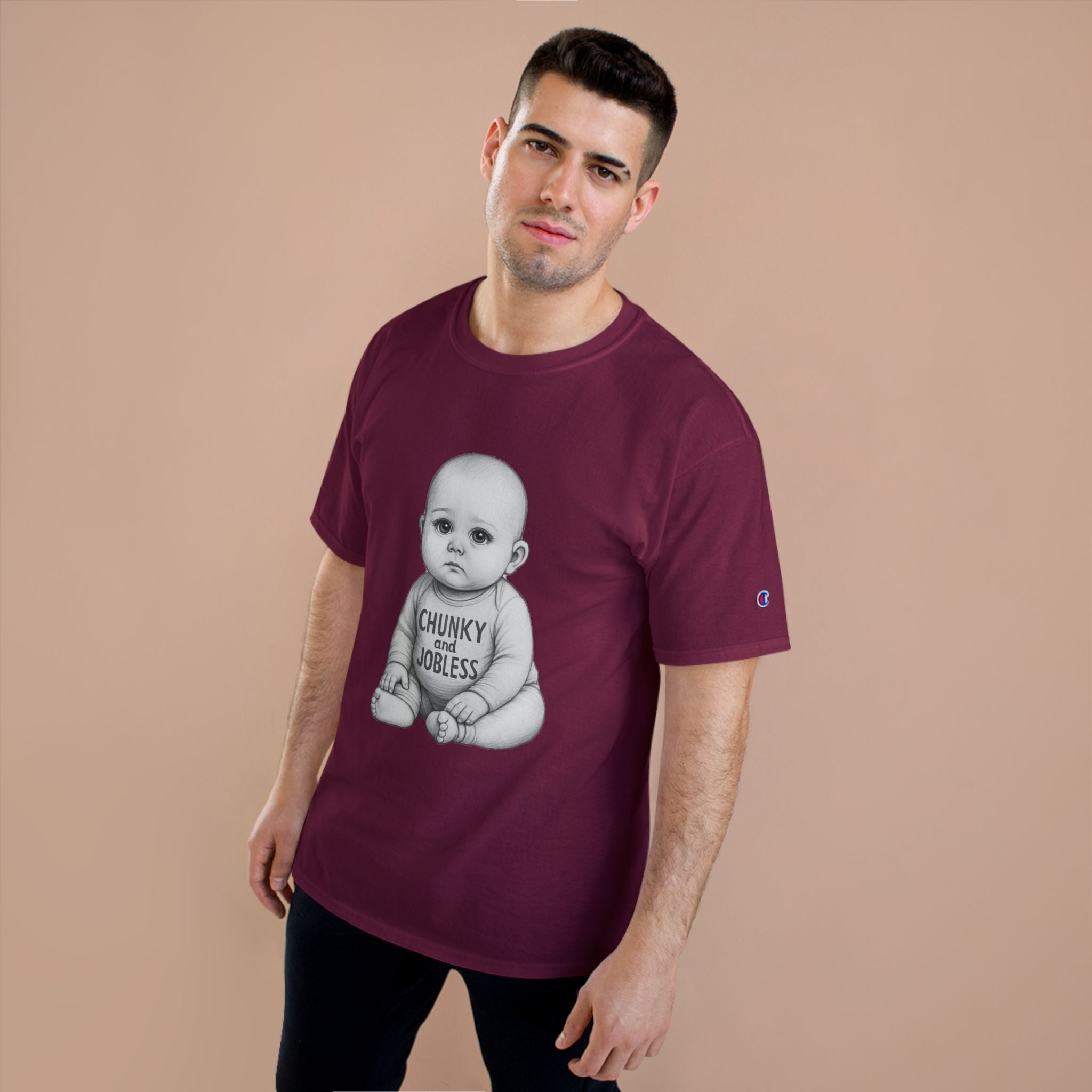 Adult Chunky and Jobless Baby - Unisex Tee